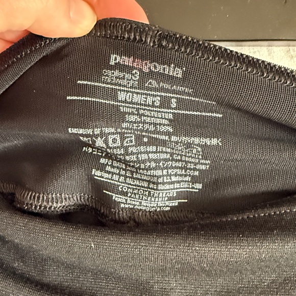Patagonia Women's Capilene® Midweight Bottoms Base Layer Black Size Small EUC - Picture 8 of 8